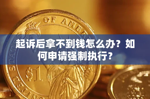 北京起诉后拿不到钱怎么办？如何申请强制执行？