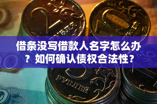 北京借条没写借款人名字怎么办？如何确认债权合法性？