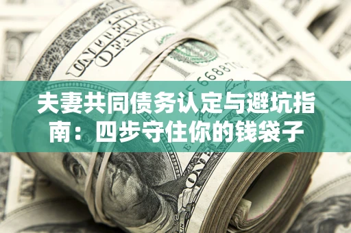 北京夫妻共同债务认定与避坑指南：四步守住你的钱袋子