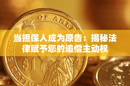 北京当担保人成为原告：揭秘法律赋予您的追偿主动权